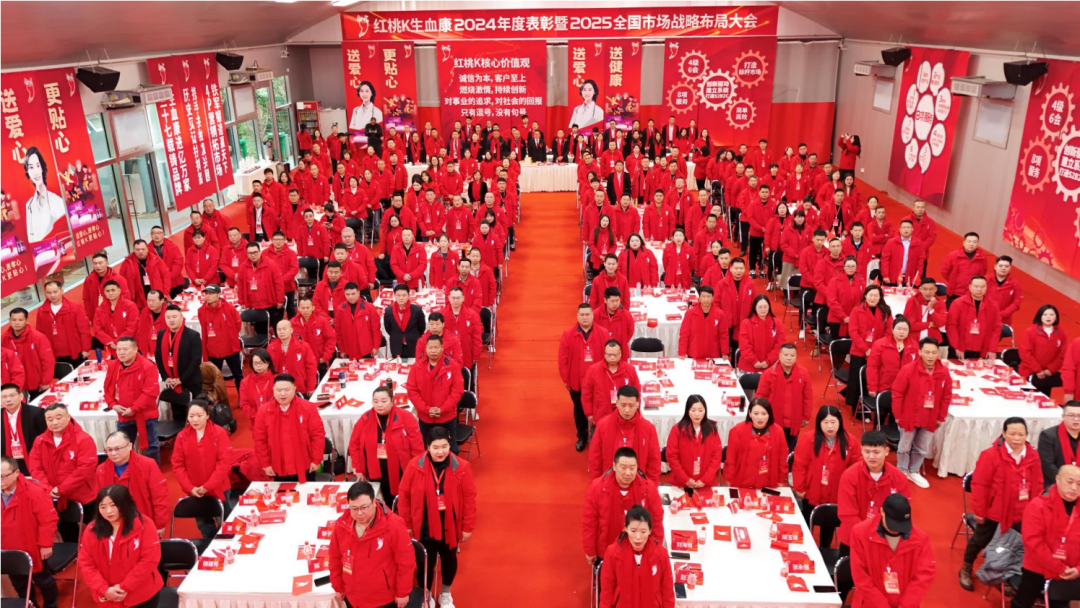 抓住风口顺势创新｜2025年红桃K生血康营销策略暨打法布局隆重发布//2024年度表彰暨2025年生血康全国市场战略布局大会纪实